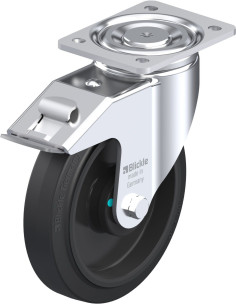 LH-POEV 200KAD-FI pasukamas ratukas su stabdžiais, 200 mm