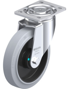 LH-POEV 200KAD-SG pasukamas ratukas su guma, 200 mm