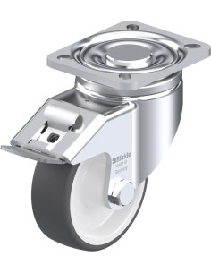 LH-POTH 100G-1-FI poliuretano ratukas su stabdžiais