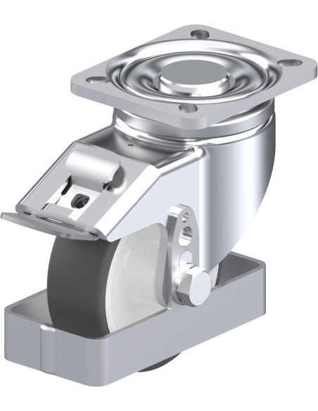 LH-POTH 100G-1-FI-FS poliuretano ratukas su stabdžiais