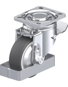LH-POTH 100G-1-ST-FA-FS poliuretano ratukas su stabdžiais