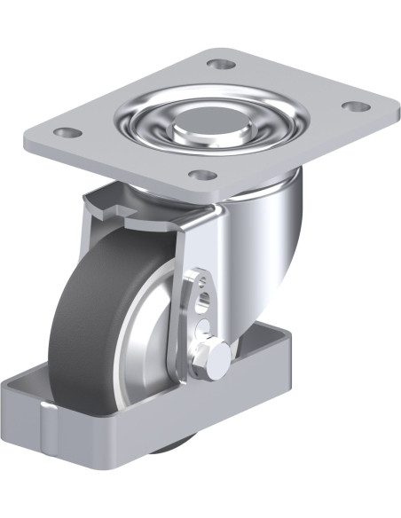 LH-POTH 100G-3-FA-FS poliuretano pasukamas ratukas 100 mm