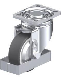 LH-POTH 100K-1-FA-FS poliuretano pasukamas ratukas 100 mm