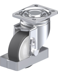 LH-POTH 100K-1-FS poliuretano pasukamas ratukas 100 mm