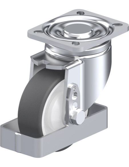 LH-POTH 100K-1-FS poliuretano pasukamas ratukas 100 mm