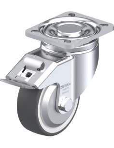 LH-POTH 100R-1-FI-FA poliuretano ratukas su stabdžiais