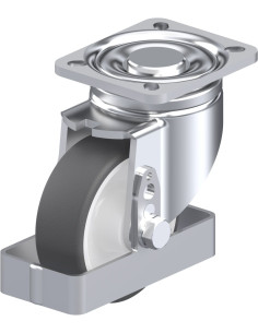 LH-POTH 100R-1-FS poliuretano pasukamas ratukas 100 mm