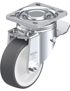 LH-POTH 100R-1-ST poliuretano ratukas su stabdžiais