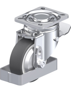 LH-POTH 100R-1-ST-FA-FS poliuretano ratukas su stabdžiais