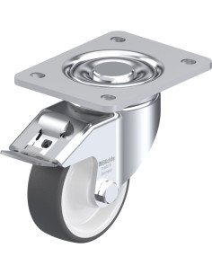 LH-POTH 100R-3-FI poliuretano ratukas su stabdžiais