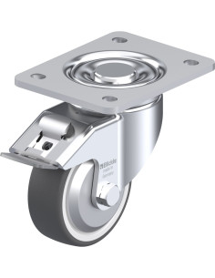 LH-POTH 100R-3-FI-FA poliuretano ratukas su stabdžiais