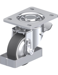 LH-POTH 100R-3-ST-FA-FS poliuretano ratukas su stabdžiais