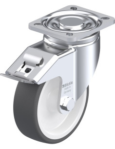 LH-POTH 125G-1-FI poliuretano ratukas su stabdžiais