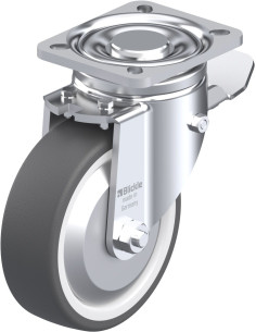 LH-POTH 125G-1-ST-FA poliuretano ratukas su stabdžiais