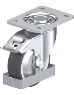 LH-POTH 125K-3-FI-FA-FS poliuretano ratukas su stabdžiais