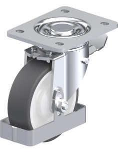 LH-POTH 125K-3-ST-FS poliuretano pasukamas ratukas su