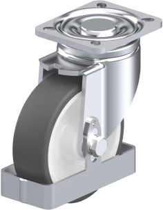 LH-POTH 125R-1-FS poliuretano pasukamas ratukas 125 mm