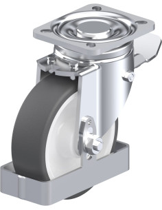 LH-POTH 125R-1-ST-FS poliuretano pasukamas ratukas su