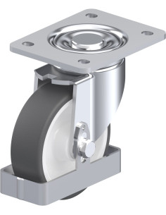 LH-POTH 125R-3-FS poliuretano pasukamas ratukas 125 mm