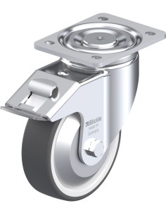 LH-POTH 150G-FI-FA poliuretano ratukas su stabdžiais