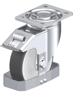 LH-POTH 150G-FI-FS poliuretano ratukas su stabdžiais