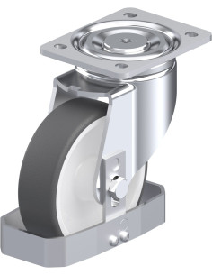 Pasukamas poliuretano ratukas LH-POTH 150G-FS, 150 mm