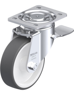 LH-POTH 150G-ST poliuretano pasukamas ratukas su stabdžiais