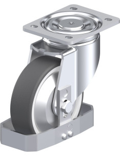 Pasukamas poliuretano ratukas LH-POTH 150R-FA-FS, 150 mm