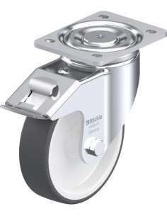 LH-POTH 160G-FI poliuretano ratukas su stabdžiais