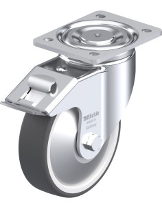 LH-POTH 160G-FI-FA poliuretano ratukas su stabdžiais