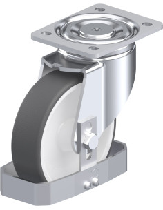 LH-POTH 160G-FS poliuretano pasukamas ratukas 160 mm