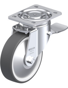 Poliuretano ratukas LH-POTH 160G-ST-FA su stabdžiais