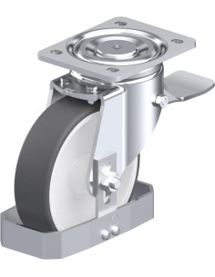 LH-POTH 160G-ST-FS poliuretano pasukamas ratukas su