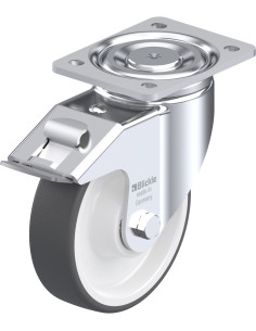 LH-POTH 160K-FI poliuretano ratukas su stabdžiais