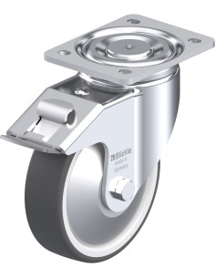 LH-POTH 160K-FI-FA poliuretano ratukas su stabdžiais