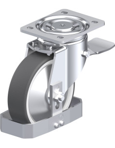 Poliuretano pasukamas ratukas su stabdžiais LH-POTH