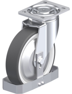 LH-POTH 200G-FA-FS poliuretano pasukamas ratukas 200 mm