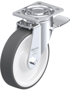 LH-POTH 200K-ST poliuretano pasukamas ratukas su stabdžiais