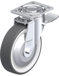 LH-POTH 200K-ST-FA poliuretano ratukas su stabdžiais