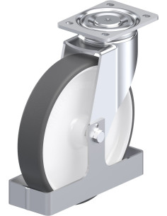 Pasukamas poliuretano ratukas LH-POTH 250G-FS, 250 mm