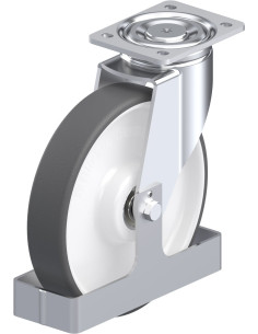 LH-POTH 250K-FS poliuretano pasukamas ratukas 250 mm