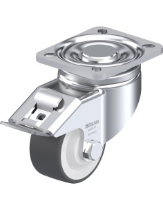 LH-POTH 75R-FI poliuretano ratukas su stabdžiais