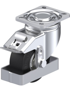 LH-SE 100K-1-FI-FS pasukamas ratukas su stabdžiais, 100 mm