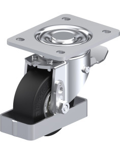 LH-SE 100K-3-ST-FS pasukamas ratukas su stabdžiais, 100 mm