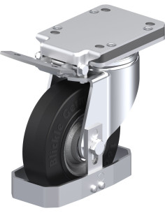 LH-SE 160K-IS-FS pasukamas ratukas su stabdžiais, 160 mm