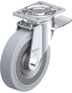 LH-SE 200K-ST-SG pasukamas ratukas su stabdžiais, 200 mm