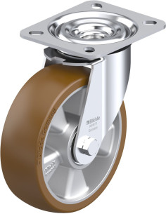 L-ALB 125K poliuretano pasukamas ratukas 125 mm