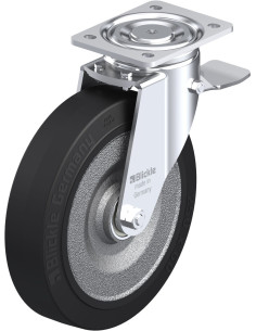 LH-SE 250K-ST pasukamas ratukas su stabdžiais, 250 mm