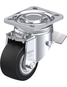 LH-SE 80K-ST pasukamas ratukas su stabdžiais, 80 mm