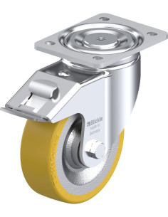 LH-SETH 150K-FI poliuretano ratukas su stabdžiais